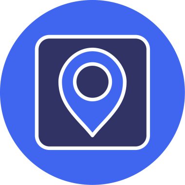 Harita işaretleyici. Basit tasarım