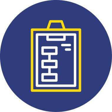 Belge simgesinin vektör illüstrasyonu