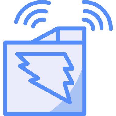 beyaz arkaplanda izole edilmiş ağ simgesi ve vektör illüstrasyonu