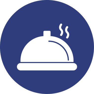 Otelde. Web simgesi basit illüstrasyon