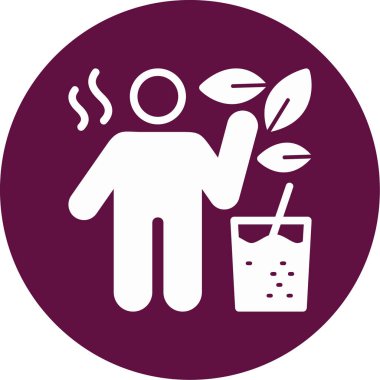 Çantalı bir adamın vektör çizimi