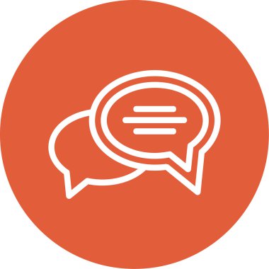 Konuşma baloncukları ikon vektör çizimi