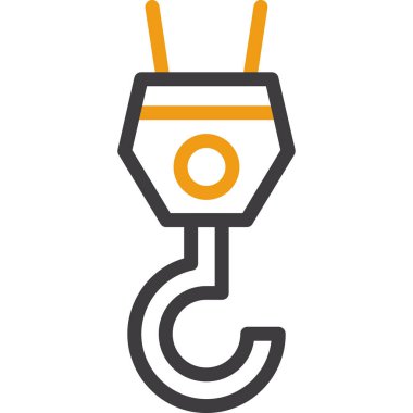 Fiş. Web simgesi basit illüstrasyon