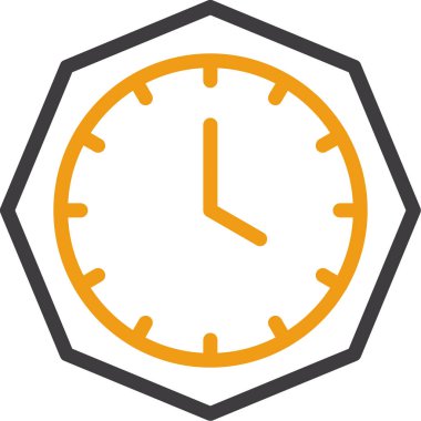 Zaman yönetimi simgesi vektör illüstrasyonu