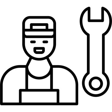 İşçi simgesi, özet biçimi