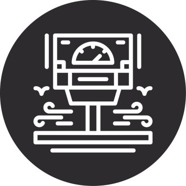 Bir robotun vektör çizimi