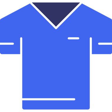 Kıyafetler. Web simgesi basit illüstrasyon