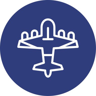 Uçak. Web simgesi basit tasarım