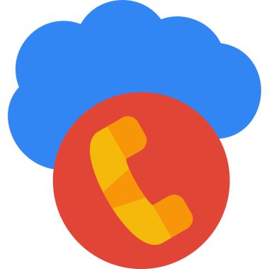 Telefonunuz var. Web simgesi basit illüstrasyon