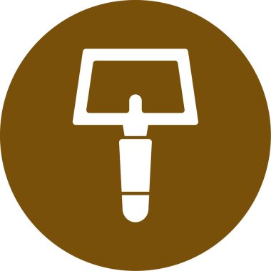 kürek simgesi vektör illüstrasyonu