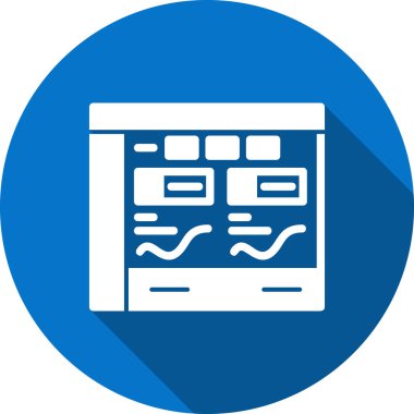 Web simgesi vektör illüstrasyonu