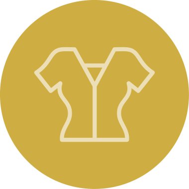 Modern b 'nin vektör illüstrasyonu elbise ikonundan yoksun