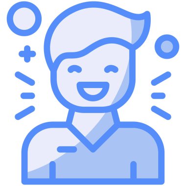 Adam avatar simgesi basit tasarım