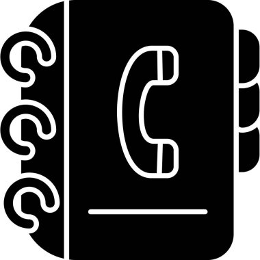 Telefon simgesinin vektör illüstrasyonu