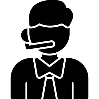 Çizgi film simgesinin vektör çizimi