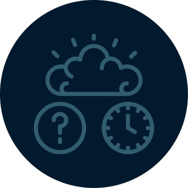 Ağ simgesi. Basit bir çizim. bulut simgesi