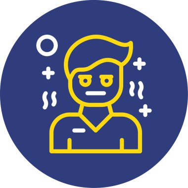 Kafatası olan bir kadının vektör çizimi