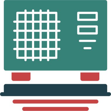 seo modern simgesinin vektör illüstrasyonu