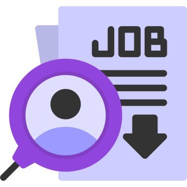 iş web simgesi, basit vektör illüstrasyonu