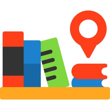 harita işaretleyici düz vektör simgesi