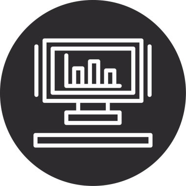 bilgisayar simgesi vektör illüstrasyonu