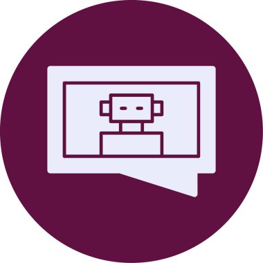 Web ve ticari kullanım için vektör sohbet simgesi