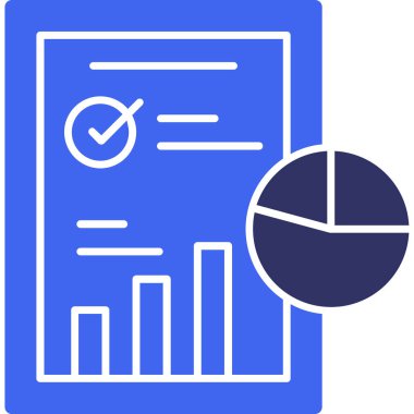 Analiz. Web simgesi basit illüstrasyon