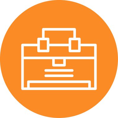 Ofis ve finans simgesinin vektör illüstrasyonu