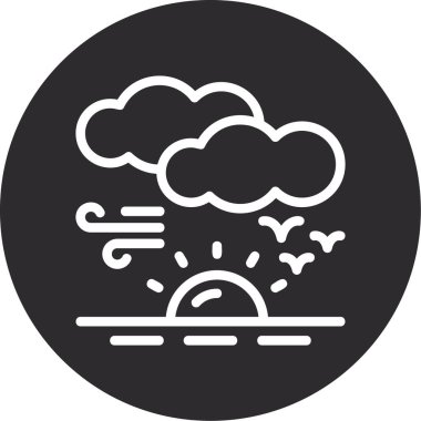 Hava simgesinin vektör illüstrasyonu