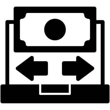 Yazıcı. Web simgesi basit illüstrasyon