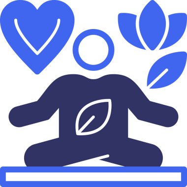 Bir kadın simgesinin vektör illüstrasyonu