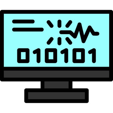 computer display. web icon simple illustration