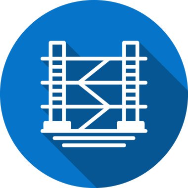 Köprü. Web simgesi basit illüstrasyon