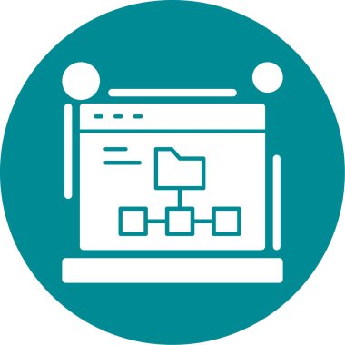 seo modern simgesinin vektör illüstrasyonu