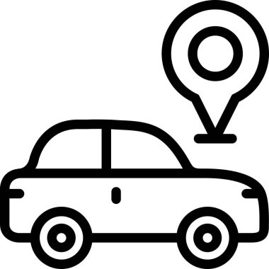araba konumu GPS simgesi