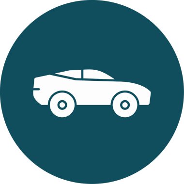 araba simgesi vektör illüstrasyonu