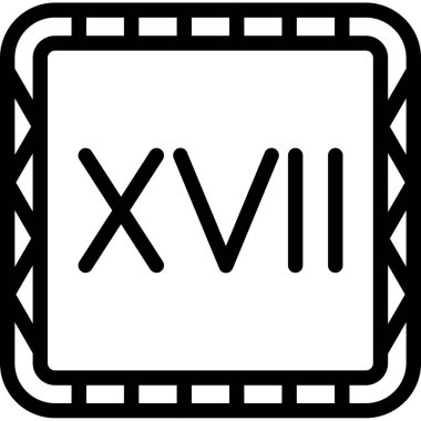 Roman bir numaralı simge, taslak biçimi