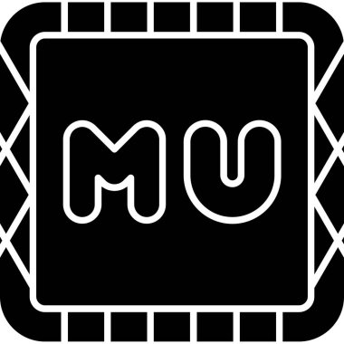 Beyaz arkaplanda basit ve minimalist uygulama vektör simgesi