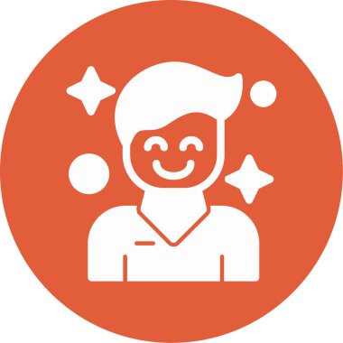 avatar. Web simgesi basit illüstrasyon