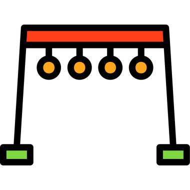 Vektör illüstrasyonu, simge ögesi arkaplanı