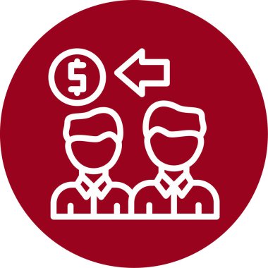 Bir grup insanın vektör çizimi