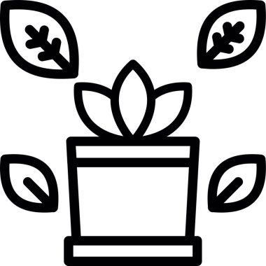 Esrar. Web simgesi basit illüstrasyon