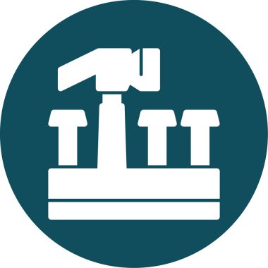 Modern yapı simgesinin vektör illüstrasyonu