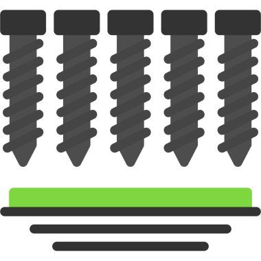 Siktir et vektör ikonunu. biçim iki renkli düz sembol, eko yeşil ve gri renkler, yuvarlak açılar, beyaz arkaplan.