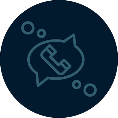 Telefon çağrı ikonu. vektör illüstrasyonu