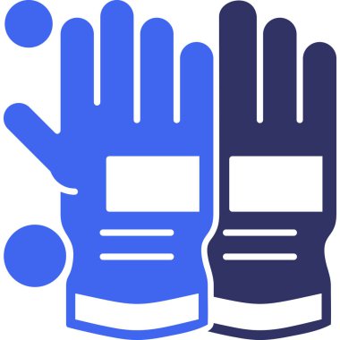 Eldiven. Web simgesi basit illüstrasyon