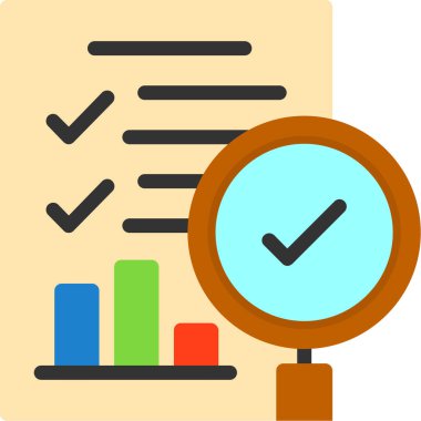 rapor simgesi tasarım vektörü