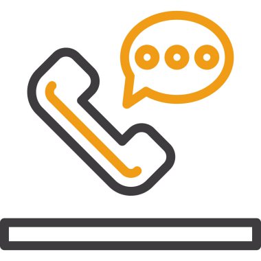 Çağrı merkezi simgesi. vektör illüstrasyonu