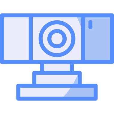 izleyici ikon vektör illüstrasyonu