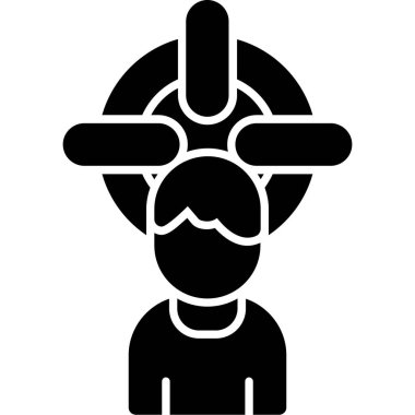 avatar simgesi vektör illüstrasyonu